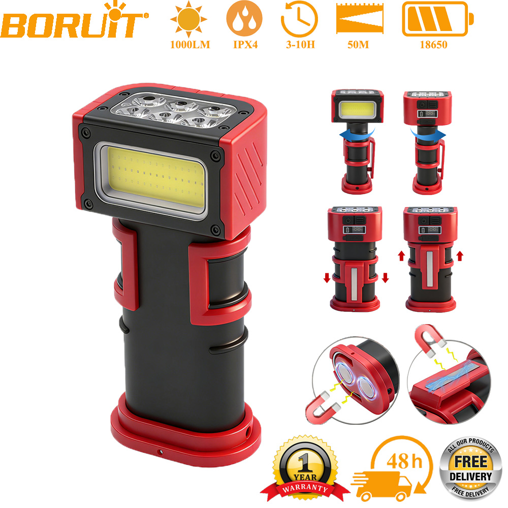 Outdoor Camping Glamping - BORUiT COB LED Work Light 1000LM