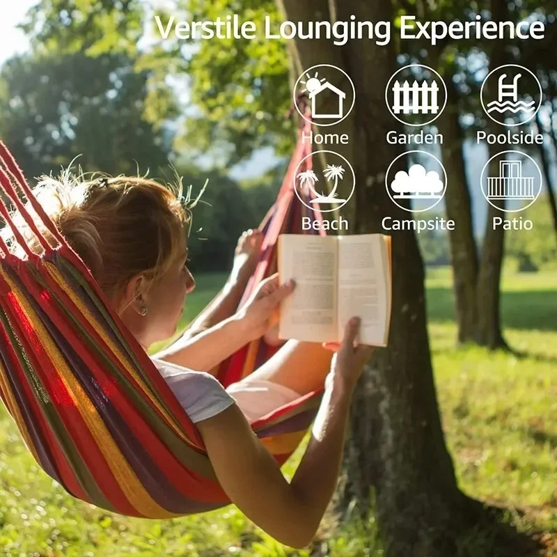 1pc Outdoor Canvas Hammock Cam - Outdoor Camping Hammock review and price