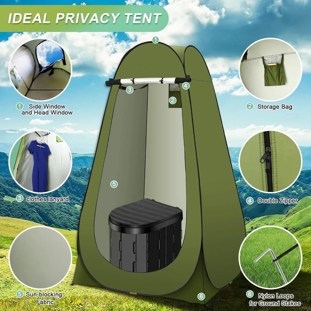 Portable Camping Folding Priva - Outdoor Camping Toilet Tent review and price