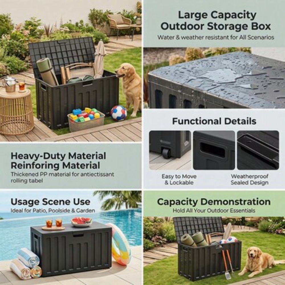 Large Capacity Outdoor Storage - Outdoor Camping Storage Box review and price