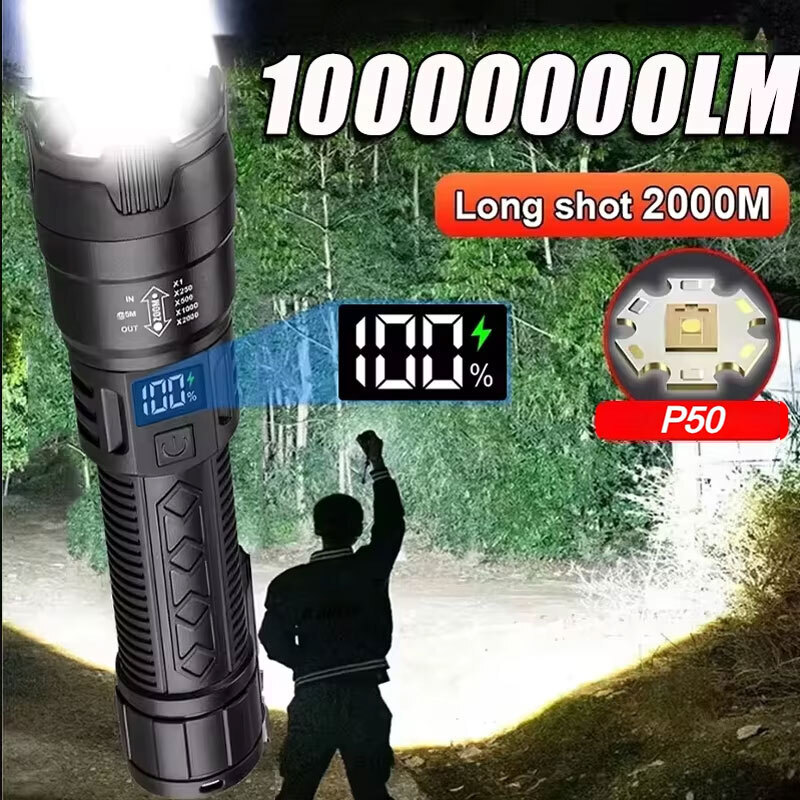 High Strong Power Led Flashlig - Outdoor Camping Glamping review and price