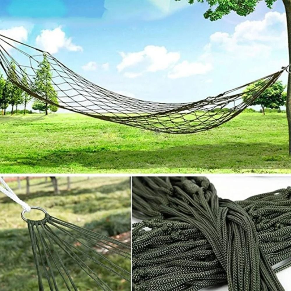With Rope Nylon Mesh Hammock P - Outdoor Camping Hammock review and price