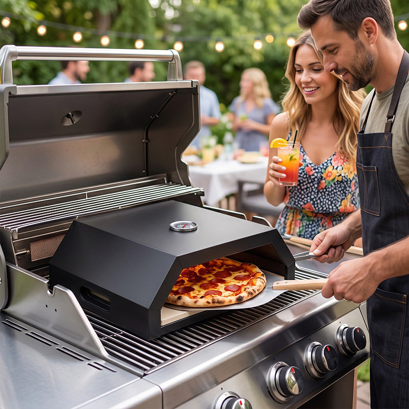 12 Inch Portable Gas‑Powered P - Outdoor Gas Camping Oven review and price