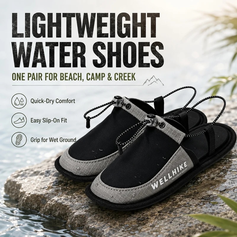 Quick Dry Camping Slippers Wad - Outdoor Camping Items review and price