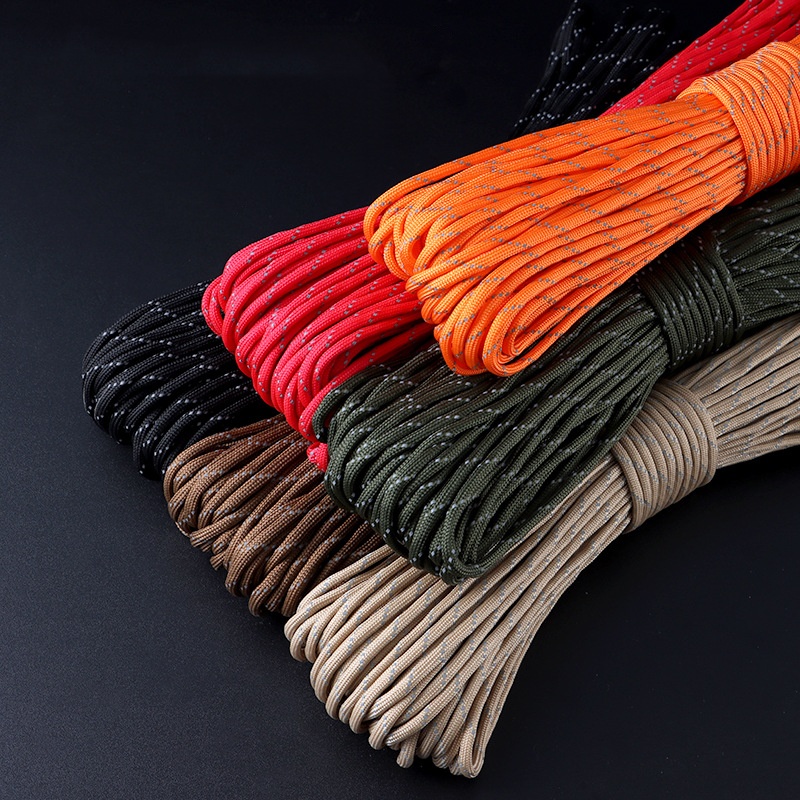 Reflective Paracord 550 Milita - Outdoor Camping Extension Cord review and price