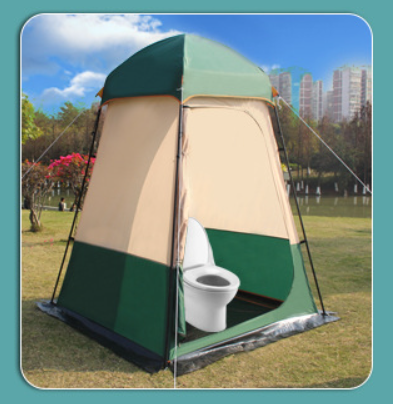 Large Size Oxford Fabric Four- - Outdoor Camping Toilet Tent review and price