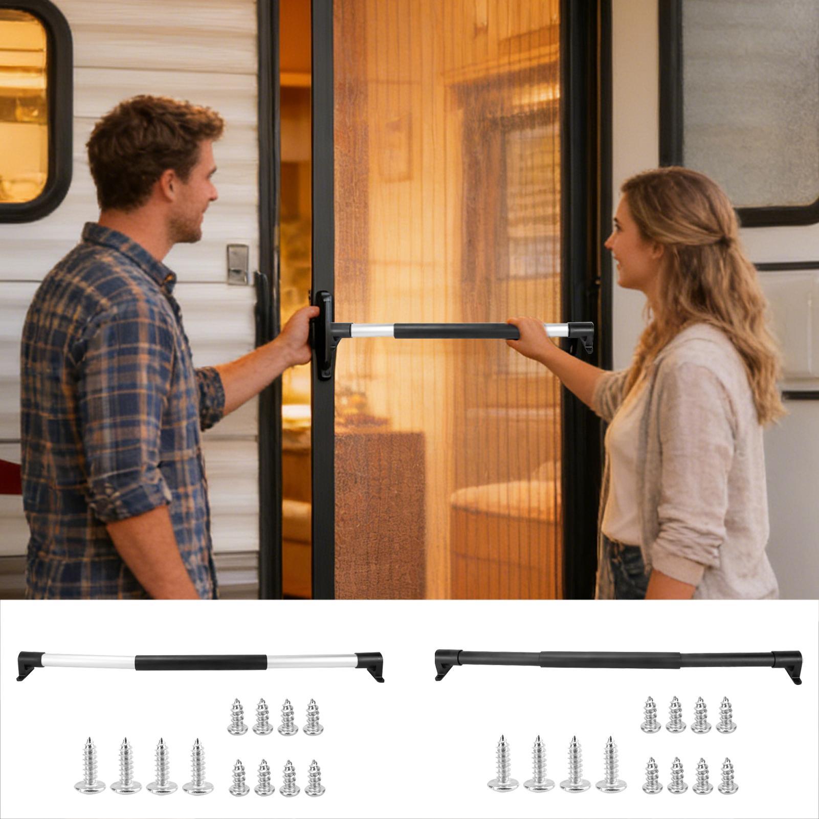 RV Screen Door Bar Adjustable  - Outdoor Camping Rental review and price