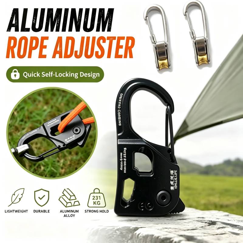 Aluminum Alloy Tent Rope Tensi - Outdoor Camping Extension Cord review and price
