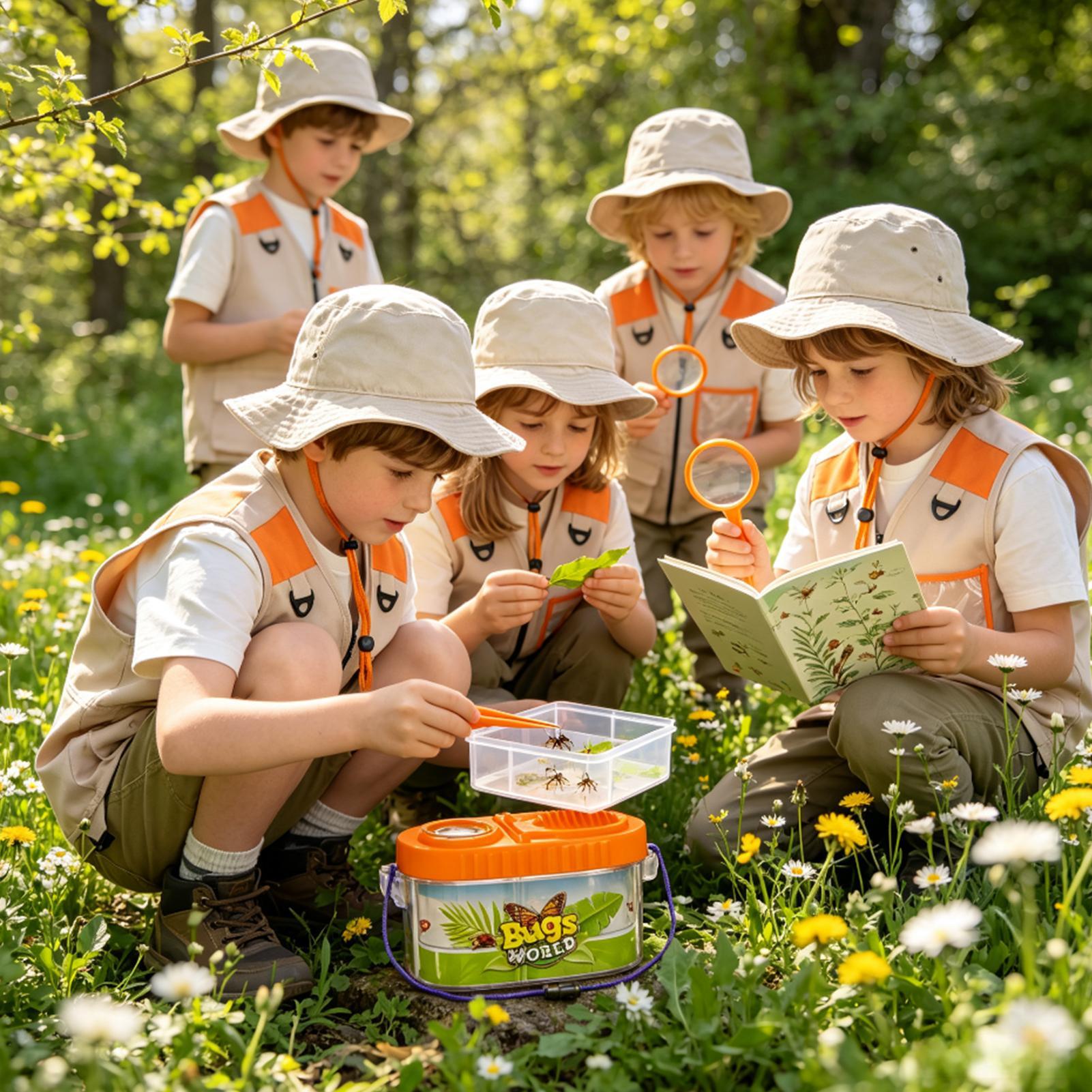 Kids Adventure Kit With Magnif - Outdoor Camping Activities For Kids review and price