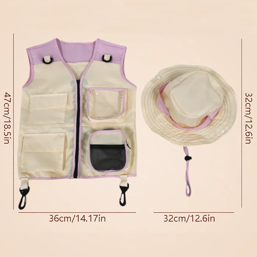 Children Explorer Vest Hat Sui - Outdoor Camping Activities For Kids review and price