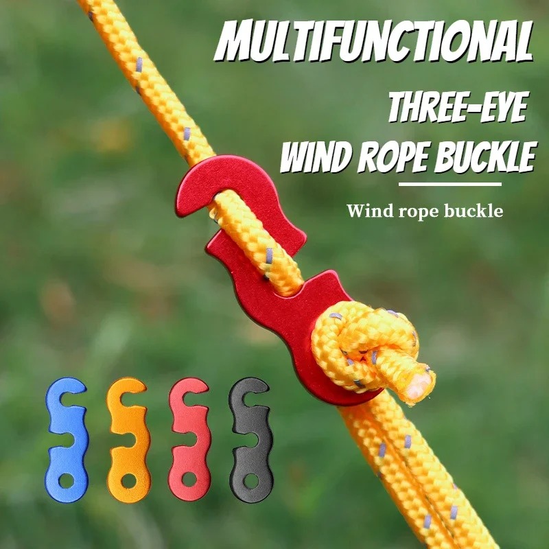 Triple Eye S Shape Tent Wind R - Outdoor Camping Extension Cord review and price