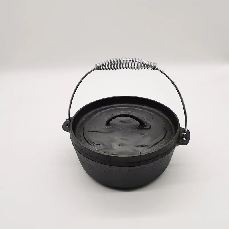 2QT Cast Iron Camp Dutch Oven  - Outdoor Gas Camping Oven review and price