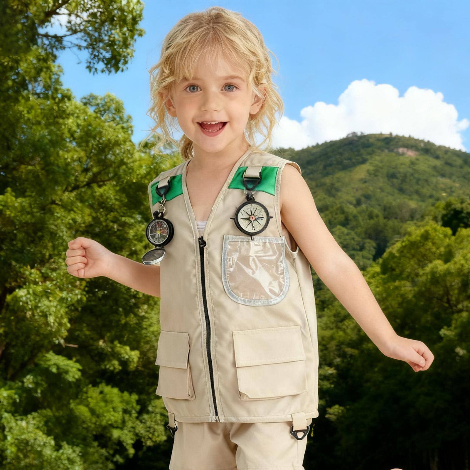 Kids Fishing Vest Sleeveless C - Outdoor Camping Activities For Kids review and price